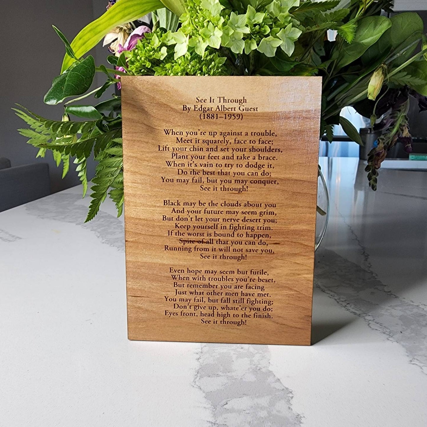 Poetry Plaque