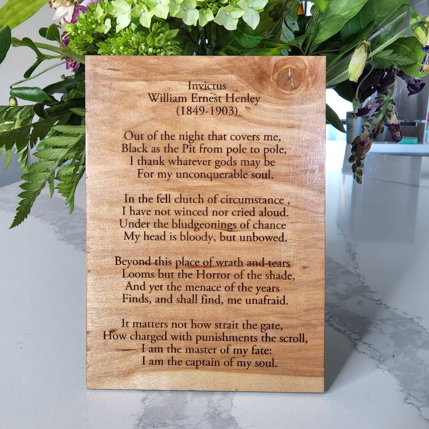 Poetry Plaque